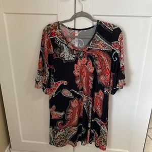 Small Paisley Print Dress